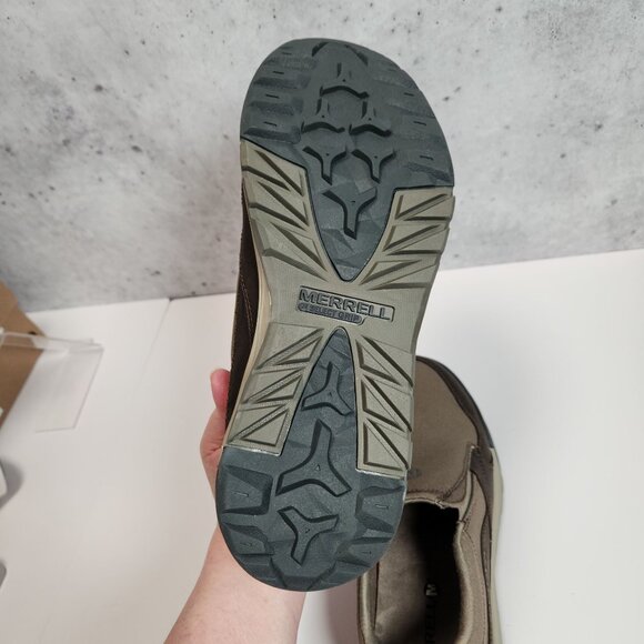 Merrell Mens Berner Shift Moc Slip-On Shoes Size 9 Boulder/Rocher - Picture 13 of 16